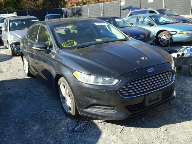 3FA6P0H72ER373965 - 2014 FORD FUSION SE GRAY photo 1