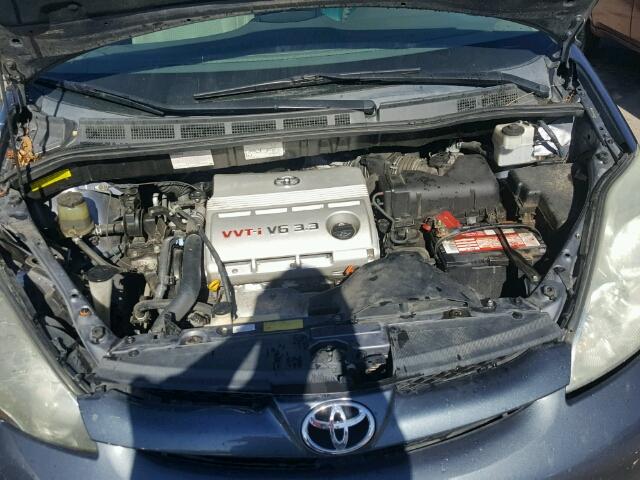 5TDZA23CX6S424331 - 2006 TOYOTA SIENNA GRAY photo 7