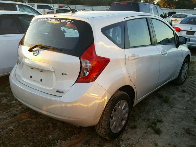 3N1CE2CP3FL392781 - 2015 NISSAN VERSA NOTE WHITE photo 4