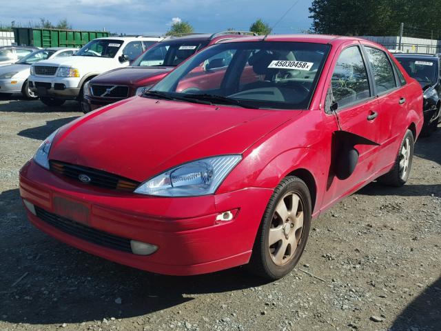 1FAFP38341W161977 - 2001 FORD FOCUS ZTS RED photo 2