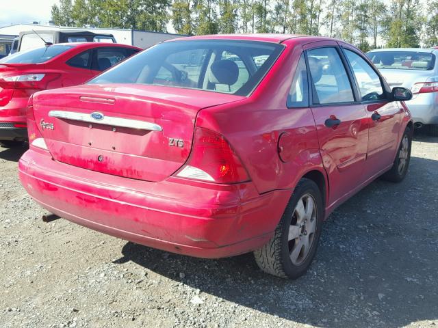 1FAFP38341W161977 - 2001 FORD FOCUS ZTS RED photo 4