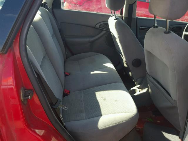 1FAFP38341W161977 - 2001 FORD FOCUS ZTS RED photo 6