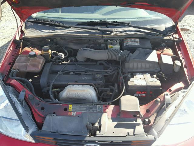 1FAFP38341W161977 - 2001 FORD FOCUS ZTS RED photo 7