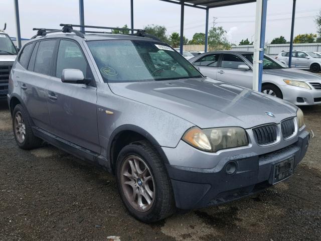 WBXPA73414WB23043 - 2004 BMW X3 2.5I SILVER photo 1