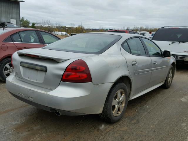 2G2WP552081151664 - 2008 PONTIAC GRAND PRIX SILVER photo 4