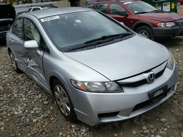 2HGFA1F54AH533869 - 2010 HONDA CIVIC LX SILVER photo 1