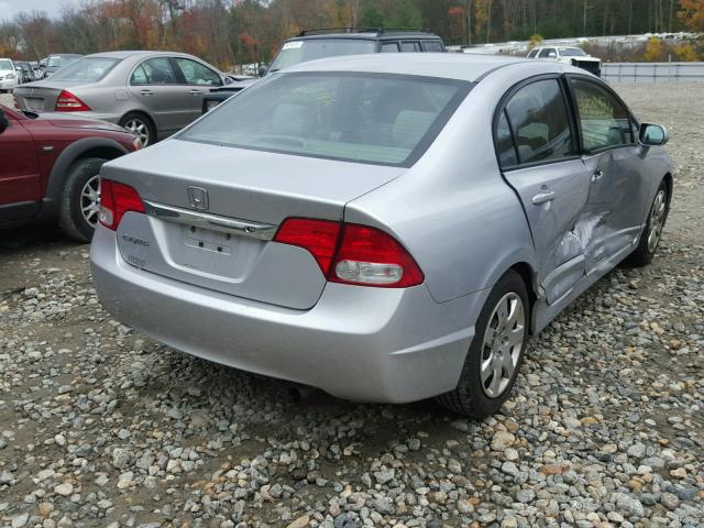 2HGFA1F54AH533869 - 2010 HONDA CIVIC LX SILVER photo 4