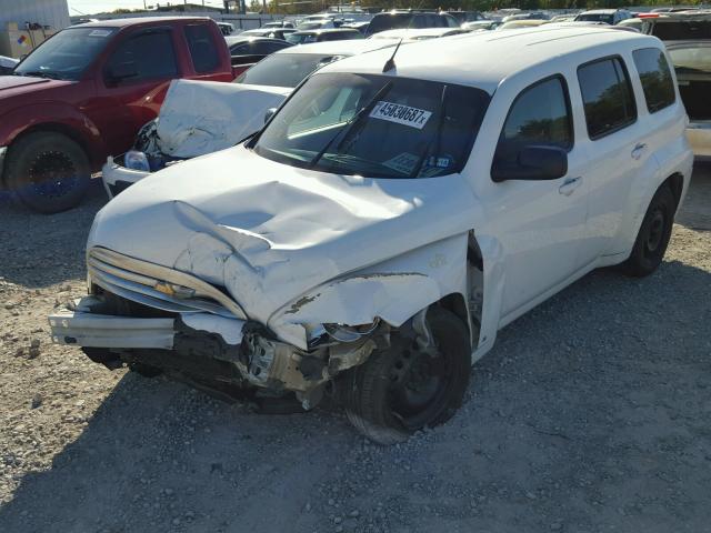 3GNCA13BX9S631736 - 2009 CHEVROLET HHR LS WHITE photo 2