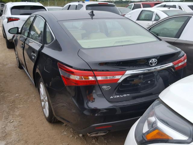 4T1BK1EBXEU120418 - 2014 TOYOTA AVALON BAS BLACK photo 3