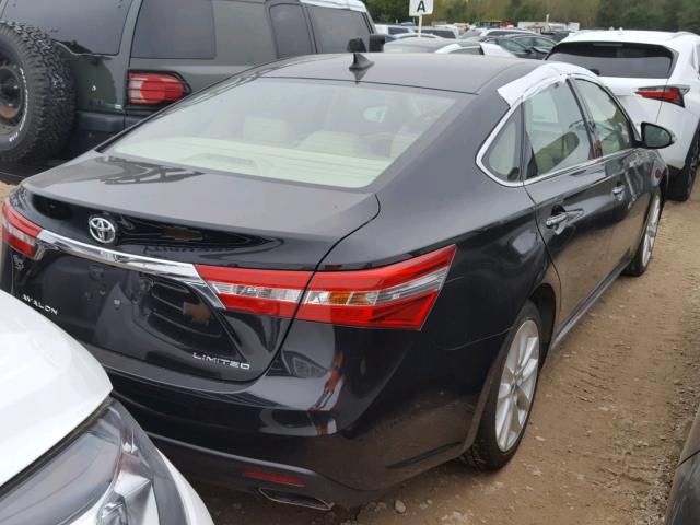 4T1BK1EBXEU120418 - 2014 TOYOTA AVALON BAS BLACK photo 4