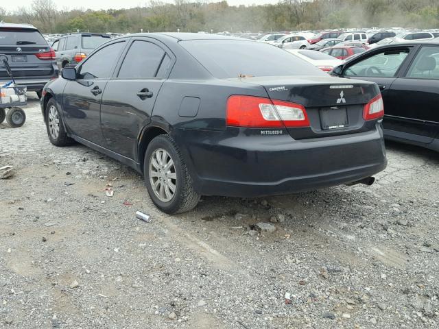 4A32B2FF2BE004774 - 2011 MITSUBISHI GALANT FE BLACK photo 3