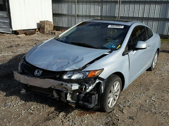 2HGFG3B85CH502059 - 2012 HONDA CIVIC EX BLUE photo 2