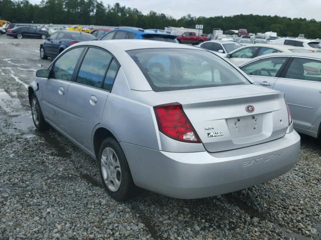 1G8AJ52FX4Z219429 - 2004 SATURN ION LEVEL SILVER photo 3