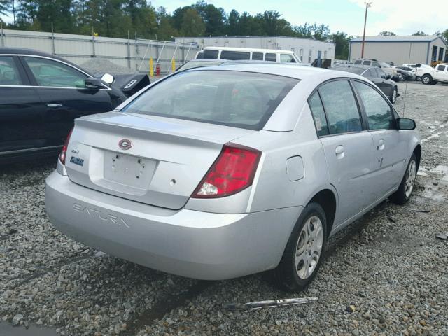 1G8AJ52FX4Z219429 - 2004 SATURN ION LEVEL SILVER photo 4