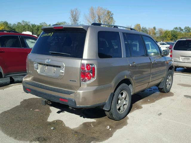 5FNYF18516B004253 - 2006 HONDA PILOT EX GOLD photo 4