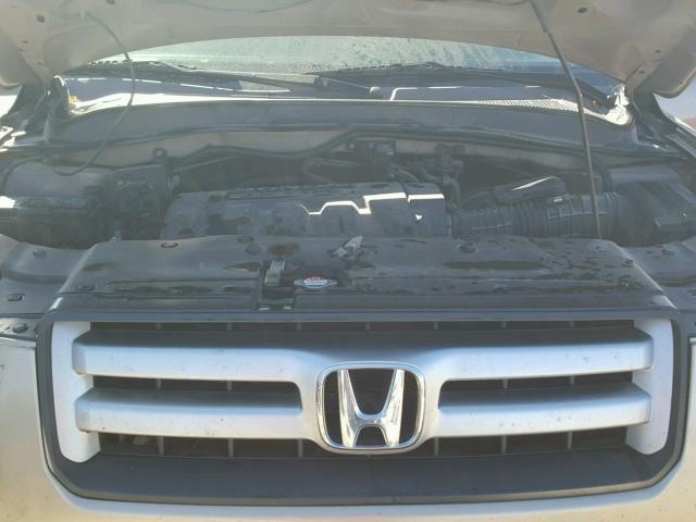 5FNYF18516B004253 - 2006 HONDA PILOT EX GOLD photo 7