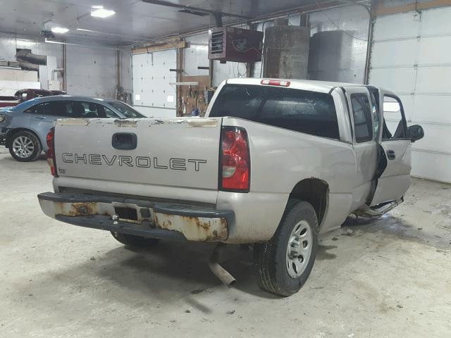 1GCEC19X76Z146659 - 2006 CHEVROLET SILVERADO TAN photo 4