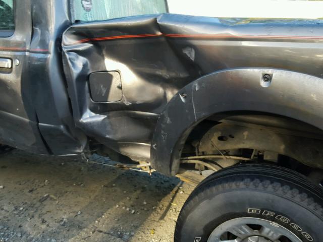 1FTYR10U26PA57141 - 2006 FORD RANGER GRAY photo 10