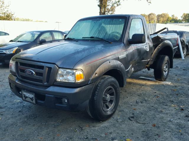 1FTYR10U26PA57141 - 2006 FORD RANGER GRAY photo 2