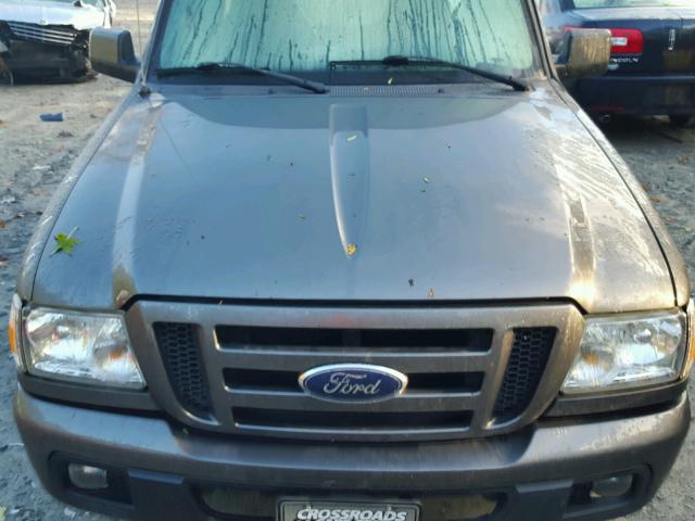 1FTYR10U26PA57141 - 2006 FORD RANGER GRAY photo 7