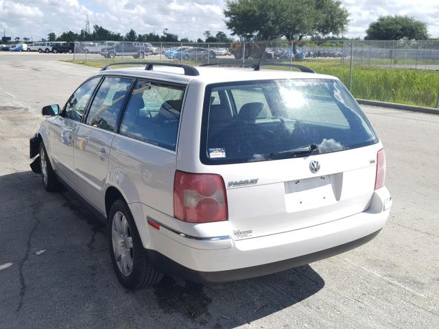 WVWWH63B03E158302 - 2003 VOLKSWAGEN PASSAT GLX თეთრი ფოტო 3