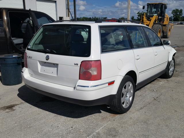 WVWWH63B03E158302 - 2003 VOLKSWAGEN PASSAT GLX თეთრი ფოტო 4