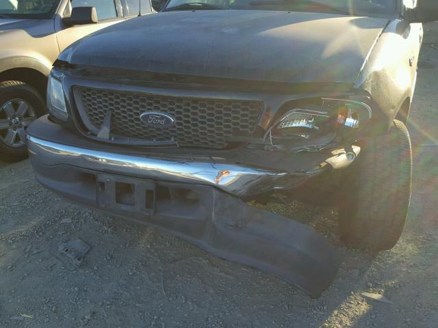 1FTZX07271KA27289 - 2001 FORD F150 BLACK photo 9