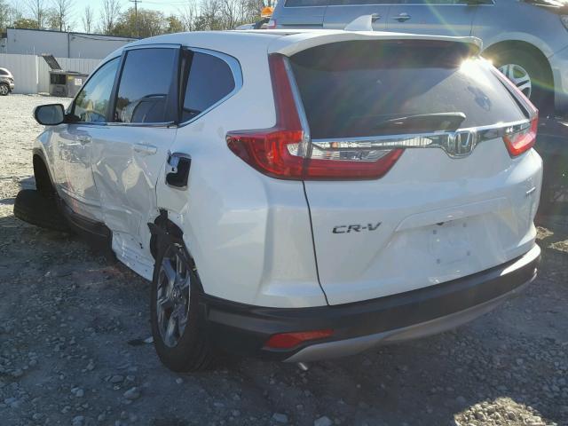 5J6RW2H83HL003202 - 2017 HONDA CR-V EXL WHITE photo 3