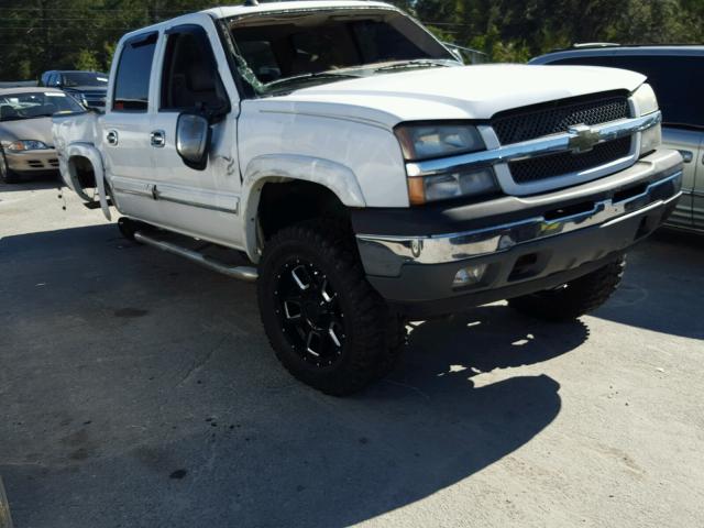 2GCEK13T551238157 - 2005 CHEVROLET SILVERADO WHITE photo 1