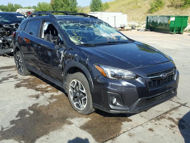 JF2GTAMC8JH201729 - 2018 SUBARU CROSSTREK GRAY photo 1