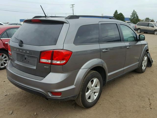 3C4PDCBB2CT369081 - 2012 DODGE JOURNEY SX GRAY photo 4