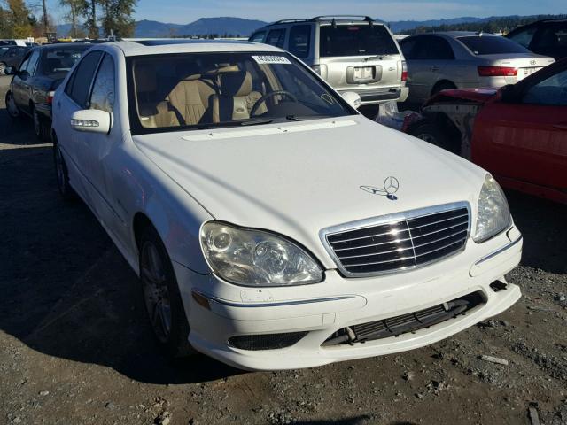 WDBNG74J14A405666 - 2004 MERCEDES-BENZ S 55 AMG WHITE photo 1