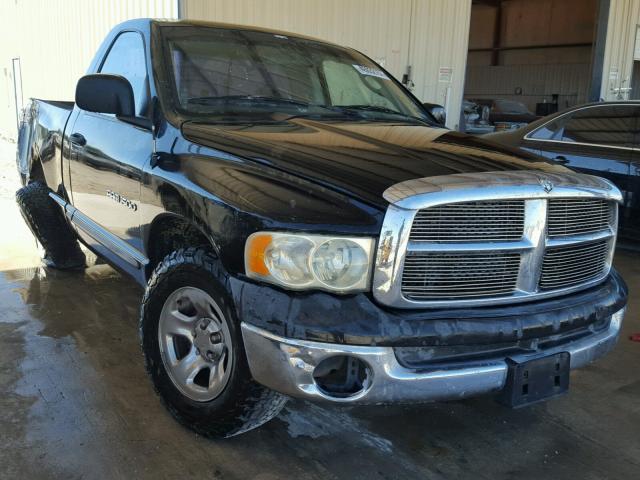 1D7HA16K35J574856 - 2005 DODGE RAM 1500 S BLACK photo 1