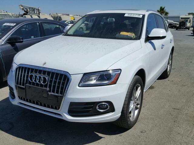 WA1L2AFP6GA007745 - 2016 AUDI Q5 PREMIUM WHITE photo 2