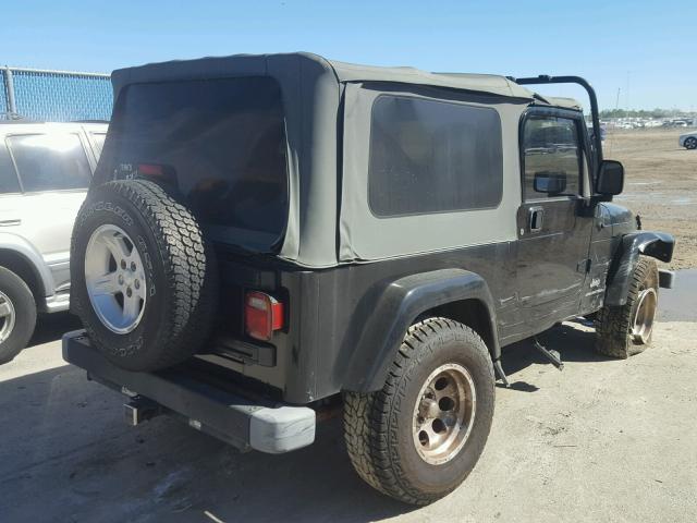 1J4FA44S55P300474 - 2005 JEEP WRANGLER / BLACK photo 4