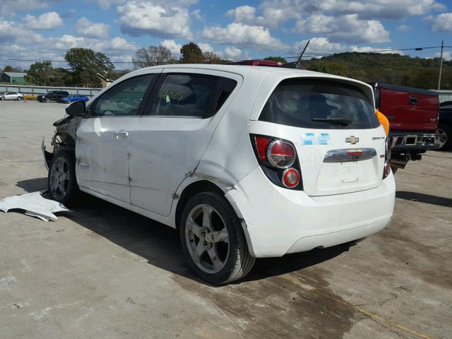 1G1JE6SB2F4131383 - 2015 CHEVROLET SONIC LTZ WHITE photo 3