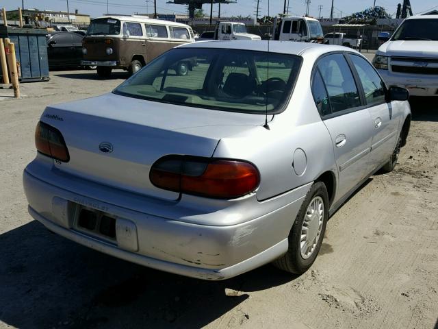 1G1ND52J52M644742 - 2002 CHEVROLET MALIBU SILVER photo 4