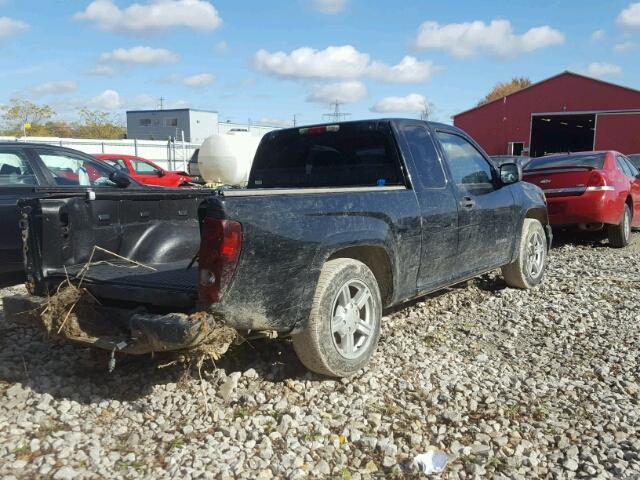 1GCCS196248153863 - 2004 CHEVROLET COLORADO BLACK photo 4