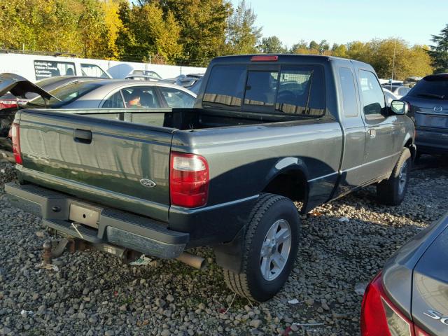 1FTYR15EX4PA65180 - 2004 FORD RANGER SUP GREEN photo 4