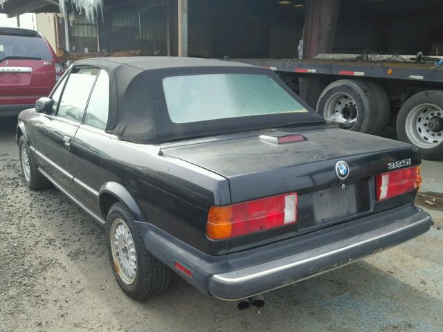 WBABB1308K8274620 - 1989 BMW 325 I BLACK photo 3