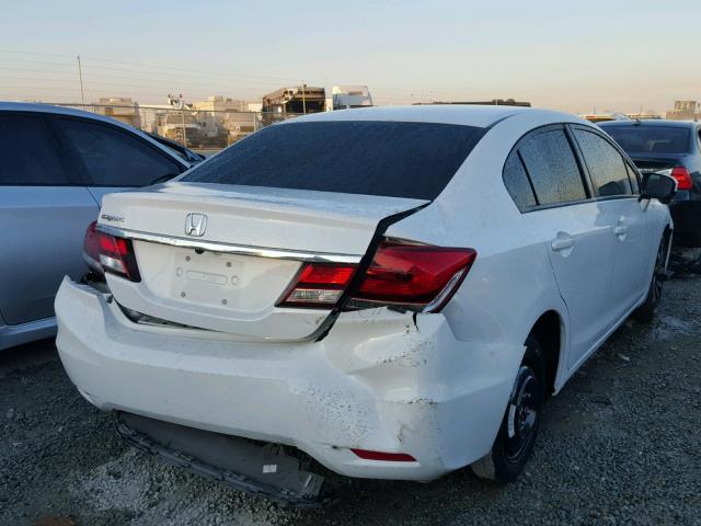 19XFB2F9XFE240372 - 2015 HONDA CIVIC EXL WHITE photo 4