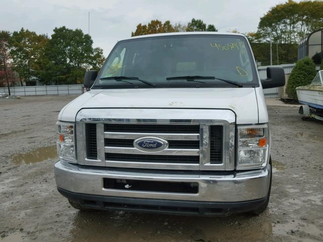 1FTNE24W39DA41231 - 2009 FORD ECONOLINE WHITE photo 10