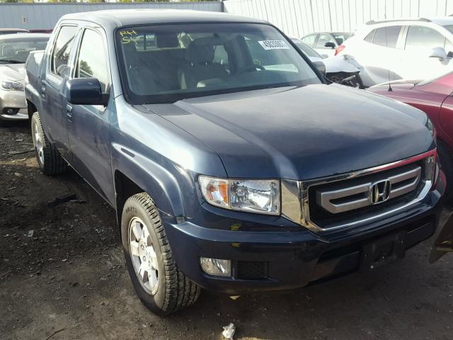 5FPYK1F48BB004824 - 2011 HONDA RIDGELINE BLUE photo 1