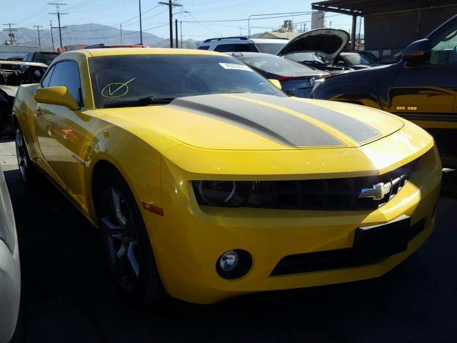 2G1FC1ED3B9102963 - 2011 CHEVROLET CAMARO LT YELLOW photo 1