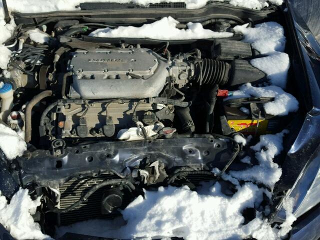 1HGCM665X7A040180 - 2007 HONDA ACCORD EX BLUE photo 7