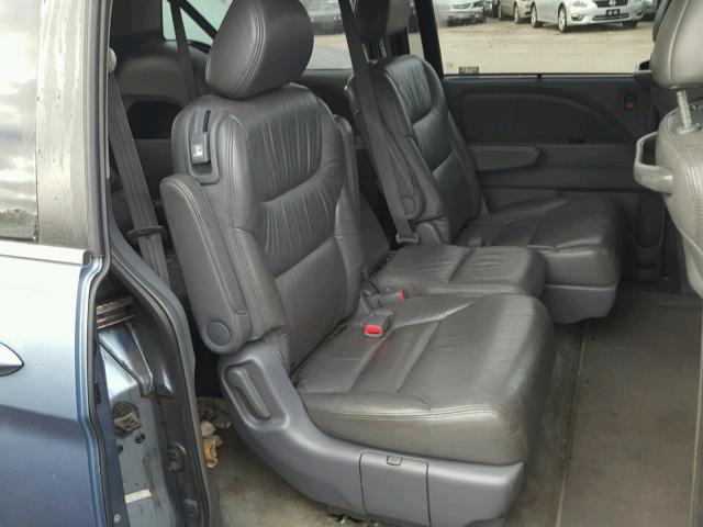 5FNRL38685B056236 - 2005 HONDA ODYSSEY EX BLUE photo 6