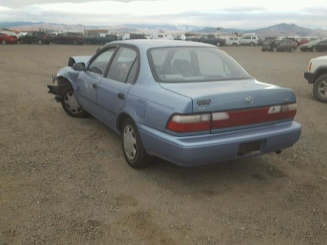 1NXBB02E4TZ370176 - 1996 TOYOTA COROLLA DX BLUE photo 3