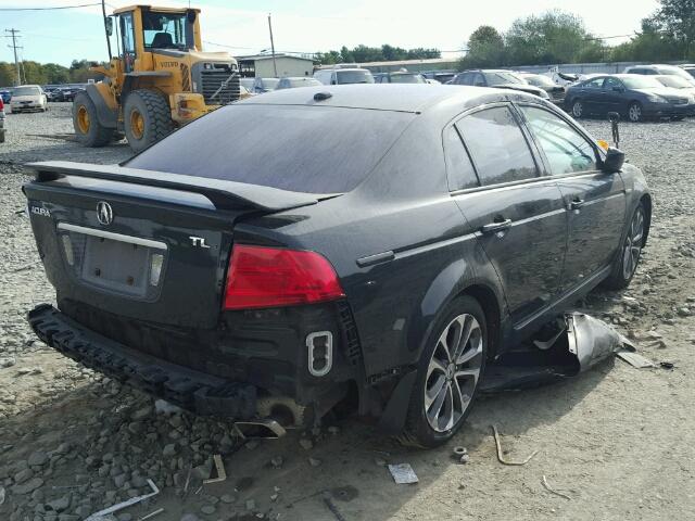 19UUA66295A064552 - 2005 ACURA TL BLACK photo 4