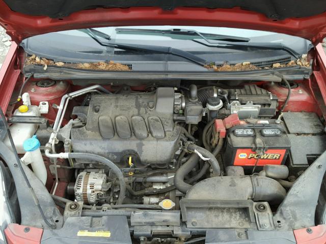 3N1AB6AP8BL619077 - 2011 NISSAN SENTRA 2.0 RED photo 7