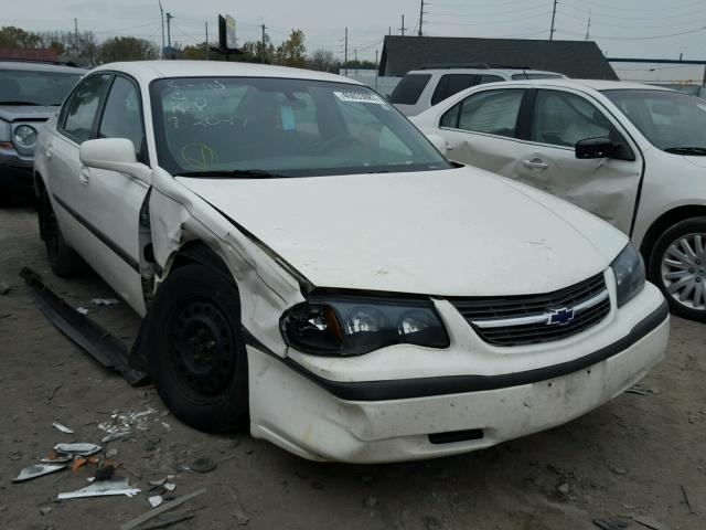 2G1WF52E749425427 - 2004 CHEVROLET IMPALA WHITE photo 1